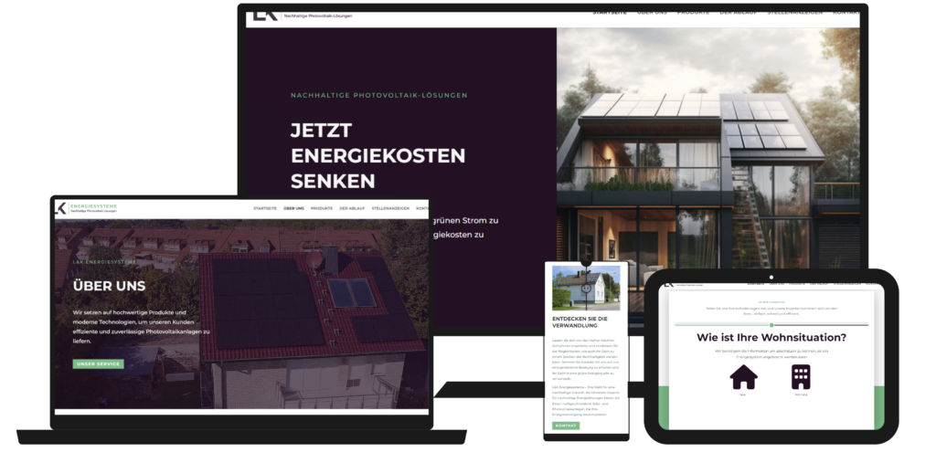 LK Energiesysteme Webdesign & Suchmaschinenoptimierung
